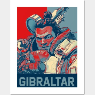 Gibraltar apex legends Posters and Art